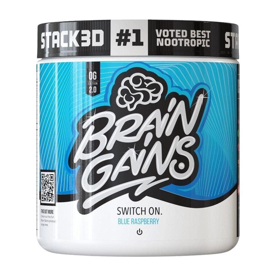 Brain Gains Switch On Original | 225g Blue Raspberry - sevenbooster.ch