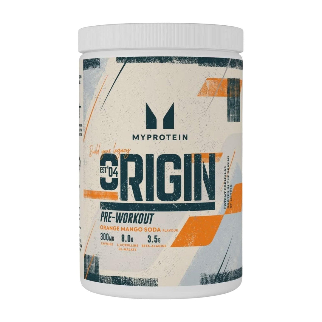 Myprotein Origin Pre-Workout | 600g Orange Mango Soda - sevenbooster.ch