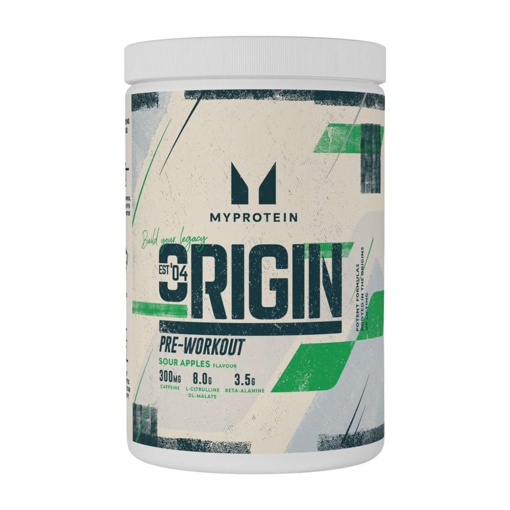 Myprotein Origin Pre-Workout | 600g Sour Apples - sevenbooster.ch