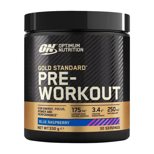Optimum Nutrition Gold Standard Pre-Work Out | 330g Blue Raspberry - sevenbooster.ch