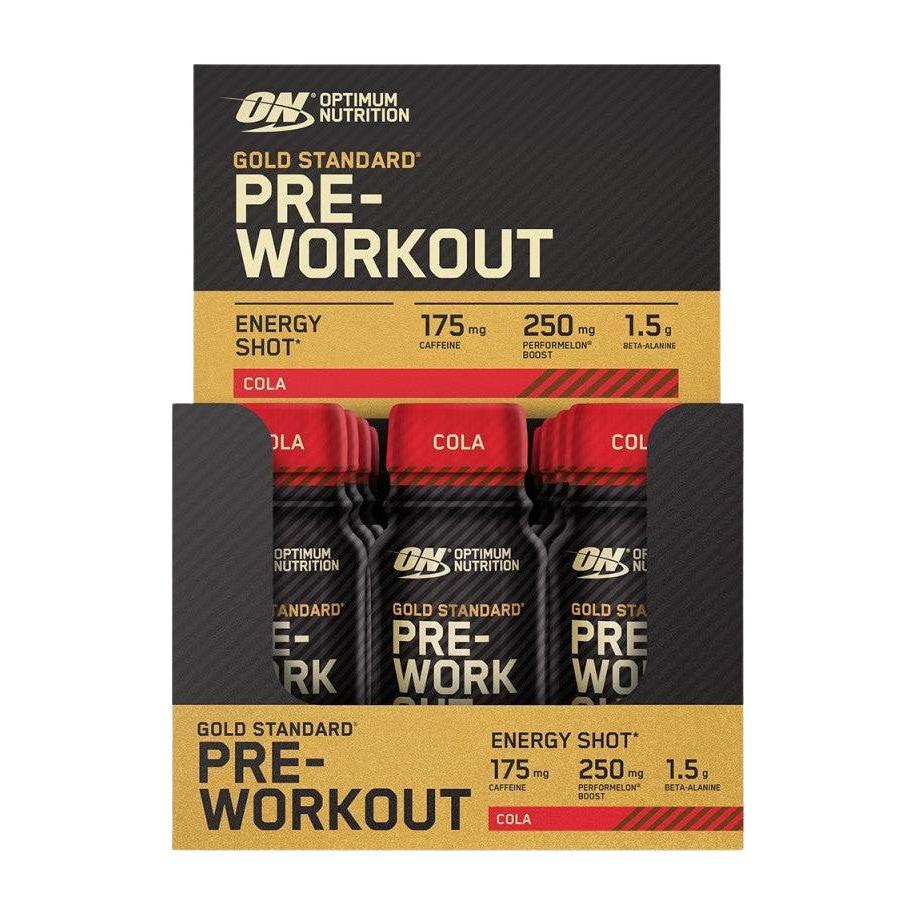 Optimum Nutrition Gold Standard Pre-Workout Shot | 12x60ml Cola - sevenbooster.ch
