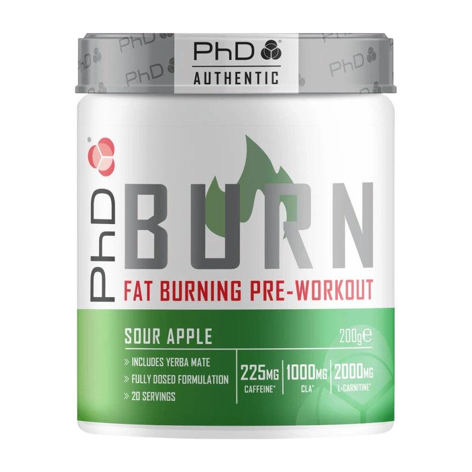 PhD Burn Pre-WKT | 200g Sour Apple - sevenbooster.ch